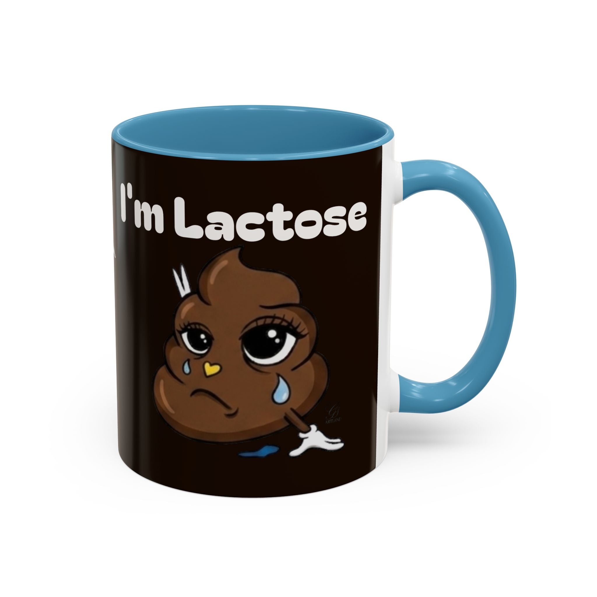 Coffee Mug — “I’m Lactose” Funny Poop Emoji Coffee Mug (11/15 oz) by GT Artland