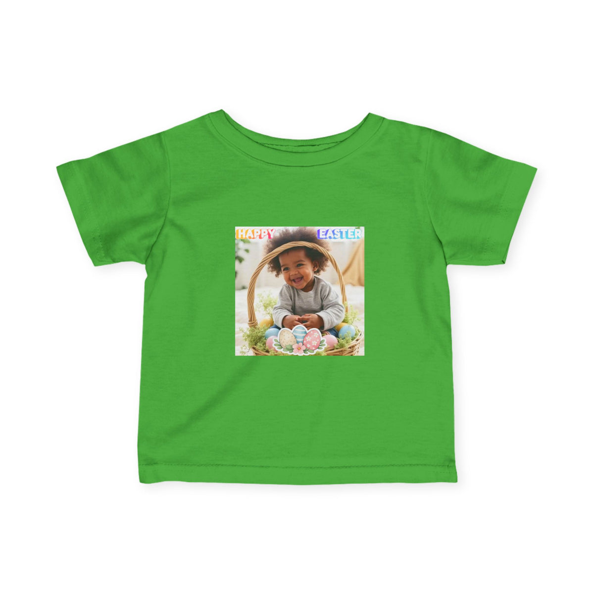 Baby Boy in Easter Basket Shirt