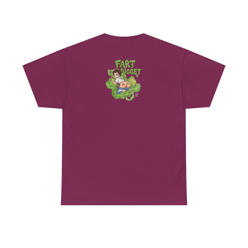 Fart Nugget graphic tee | Funny cartoon kid fart illustration T-Shirt