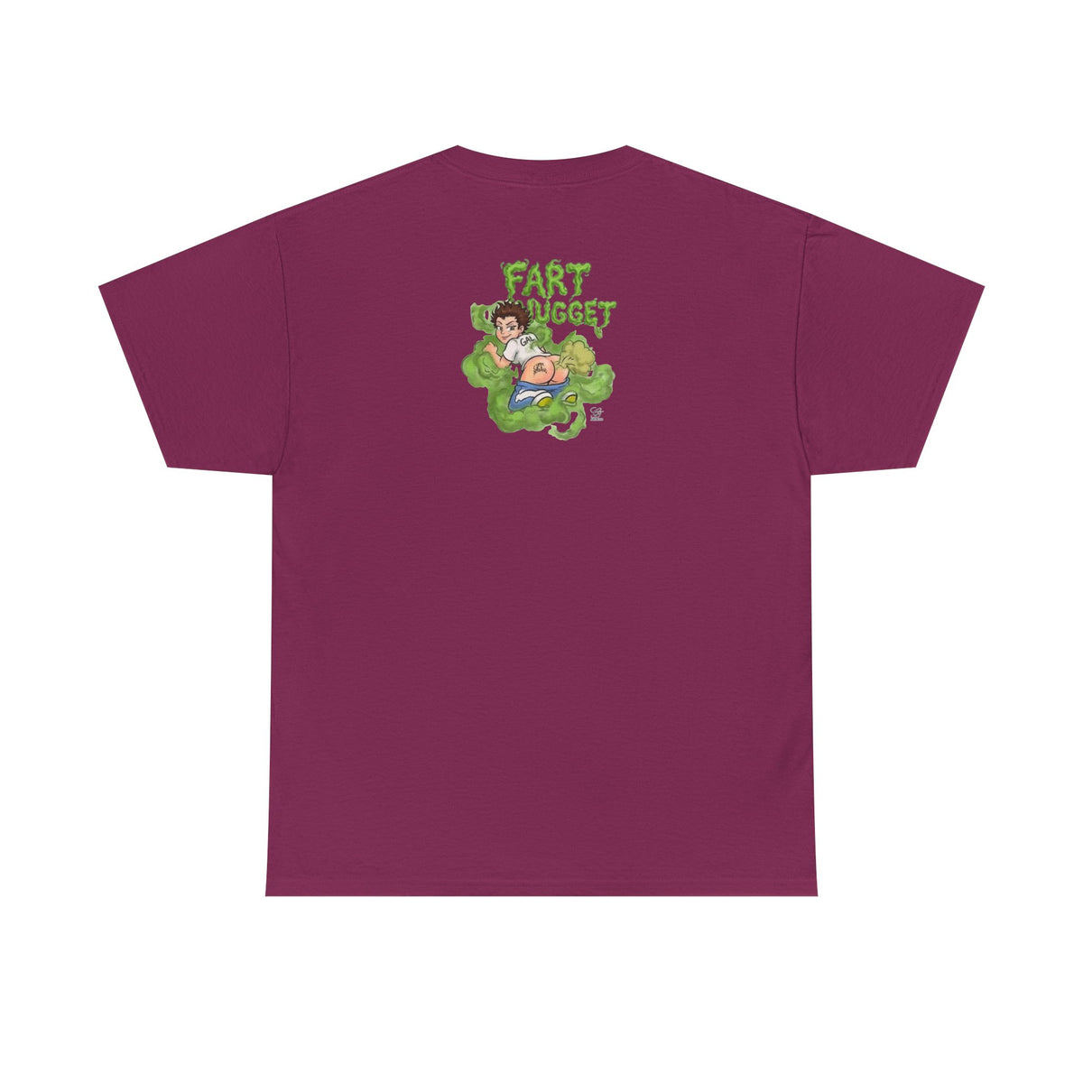 Fart Nugget graphic tee | Funny cartoon kid fart illustration T-Shirt
