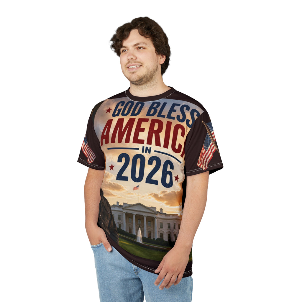 God Bless America 2026 Norris Fan Gear Designer T-shirt by GT Artland