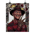 Elm Street Gangsta Horror Matte Vertical Posters by GT Artland
