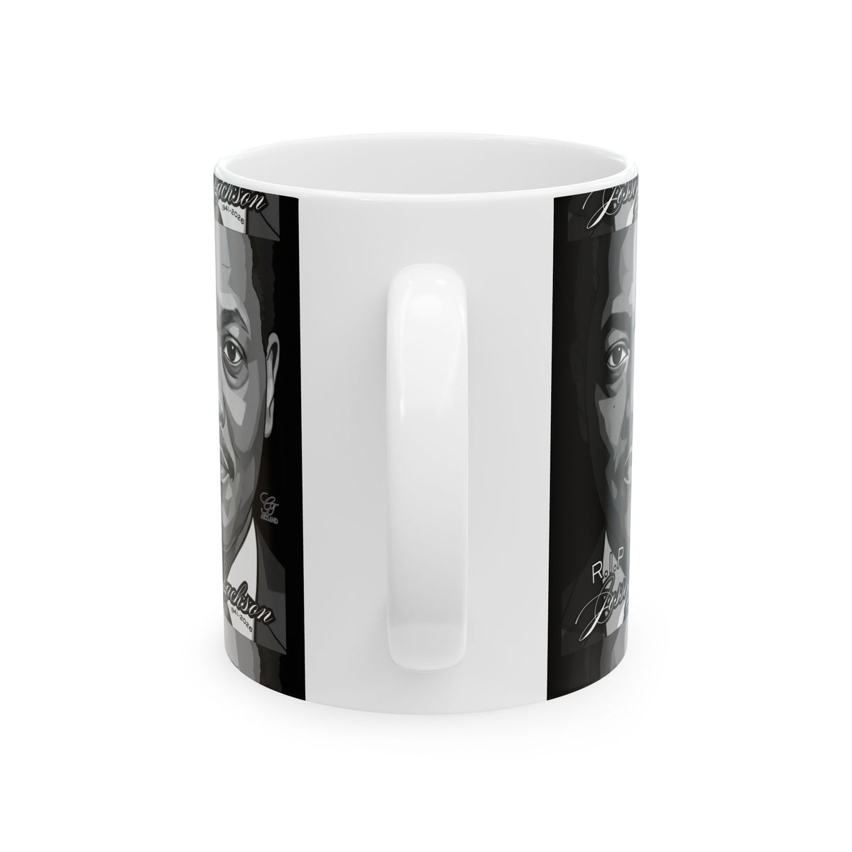 Jesse Jackson Legacy Black and White Ceramic Mug