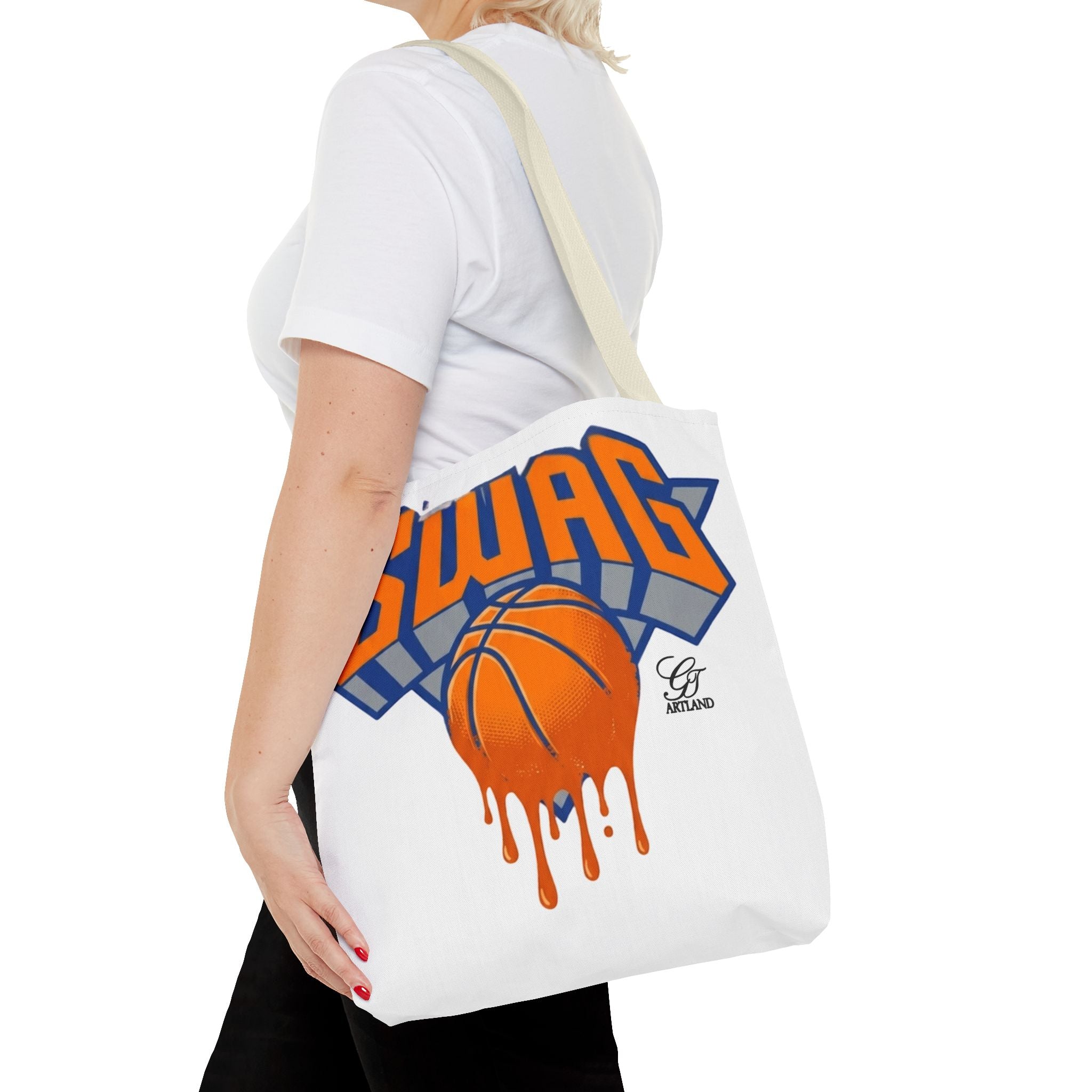 Swag Dripping Basketball tote bag | Sports Graphic Tote by GT Artland