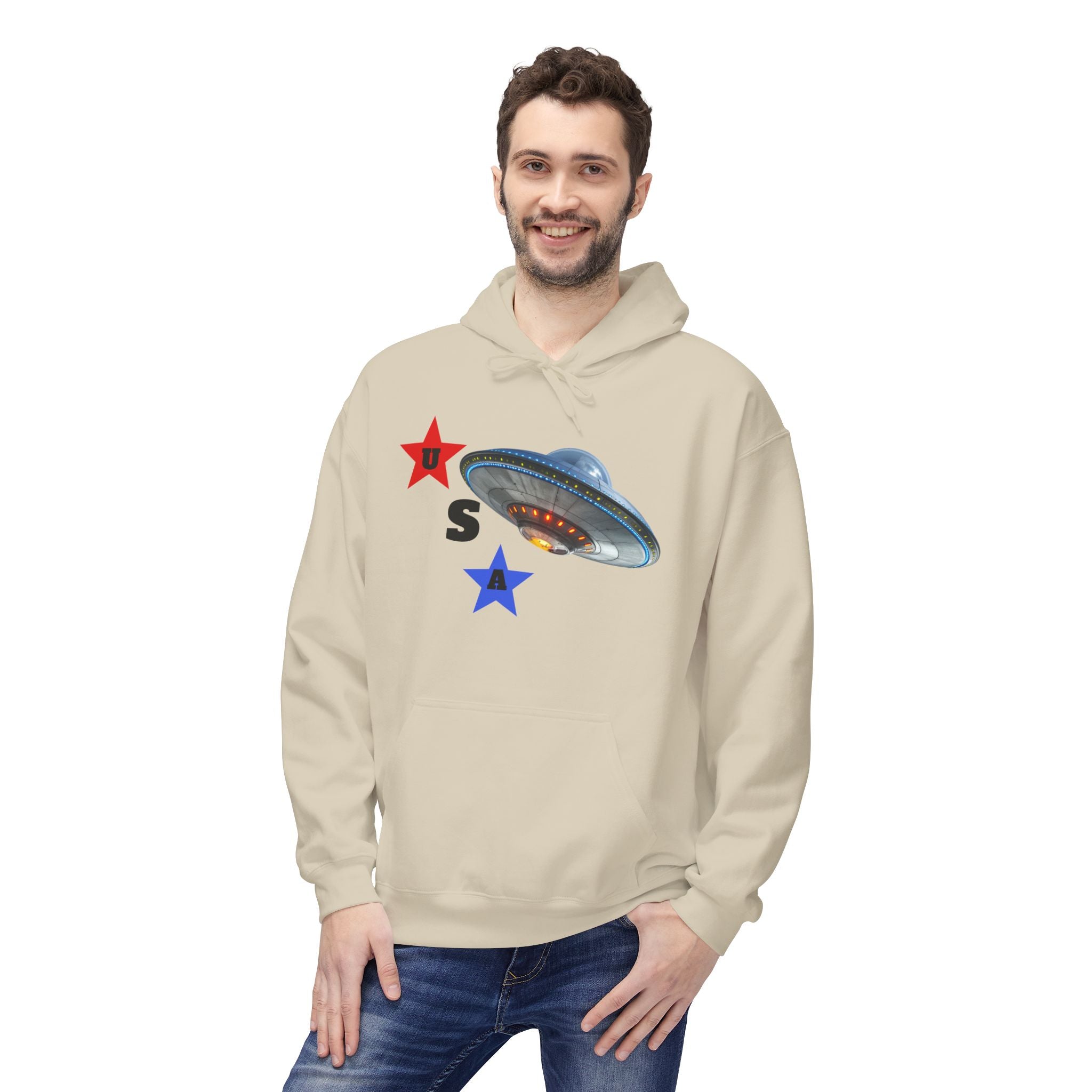 UFO Unisex Spaceship Hoodie