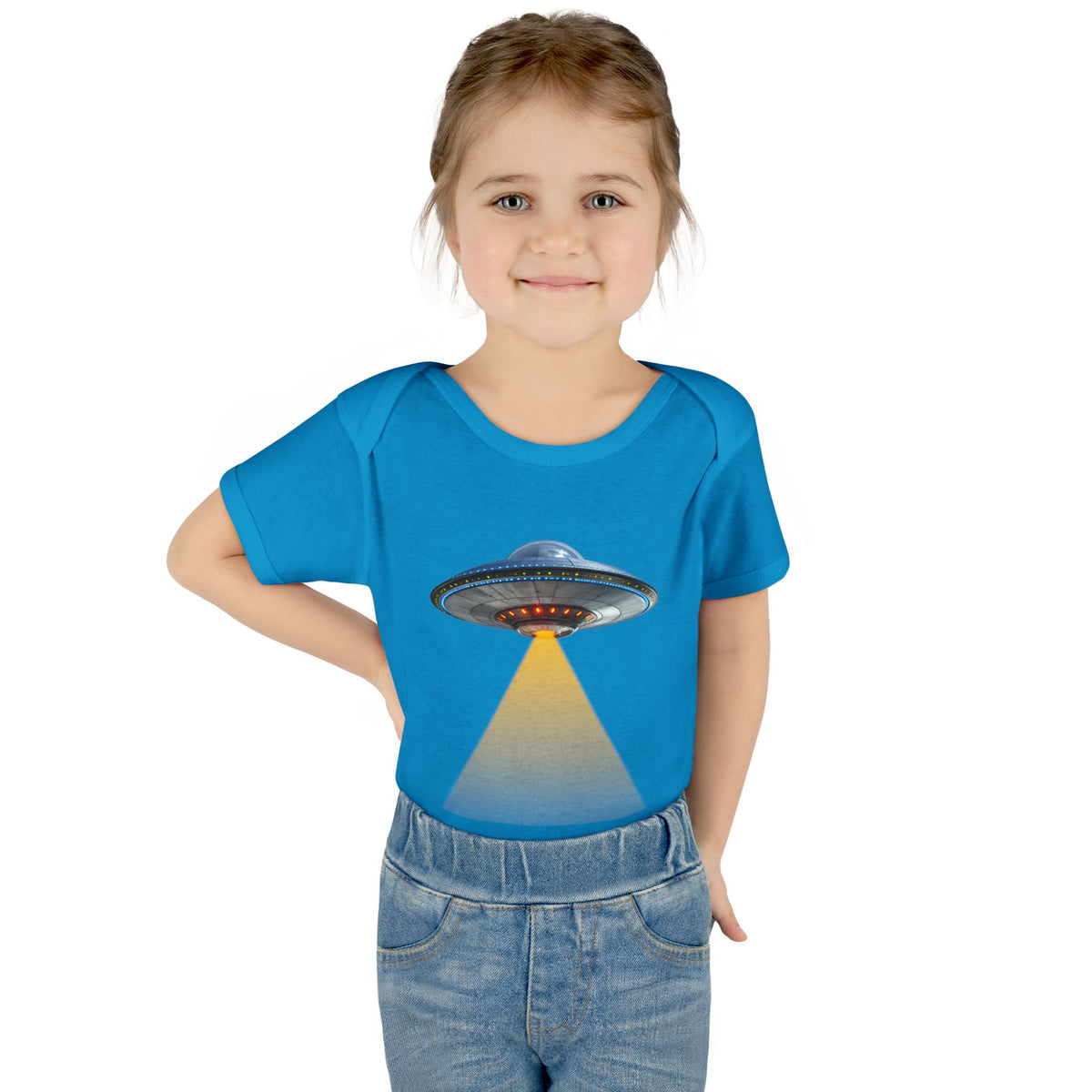UFO Infant Bodysuit | Cute Alien Spaceship Baby Onesie