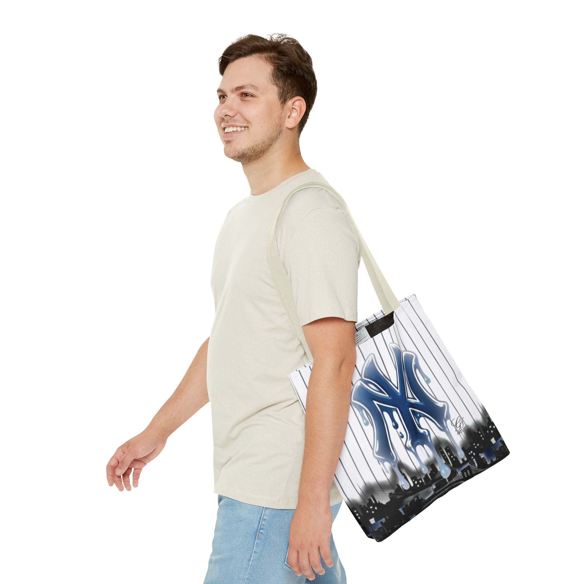 Copy of Two Faced Clown Couple Face Tote Bag – Urban Duo Swag by GT Artland