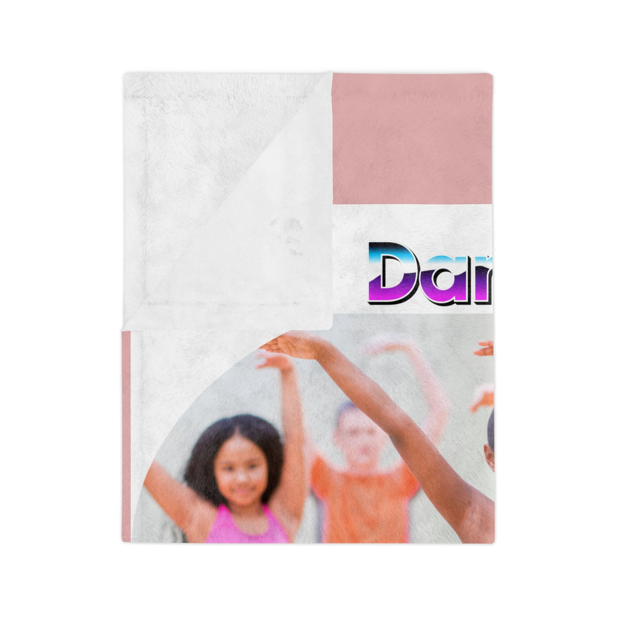 Colourful Dancing Girls' Velveteen  Blanket