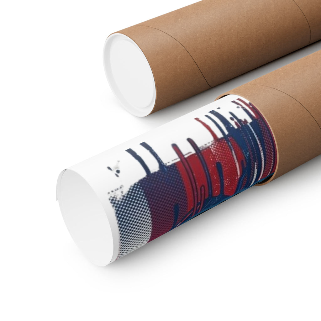 Patriotic Action Hero Poster Matte Vertical Poster by GT Artland