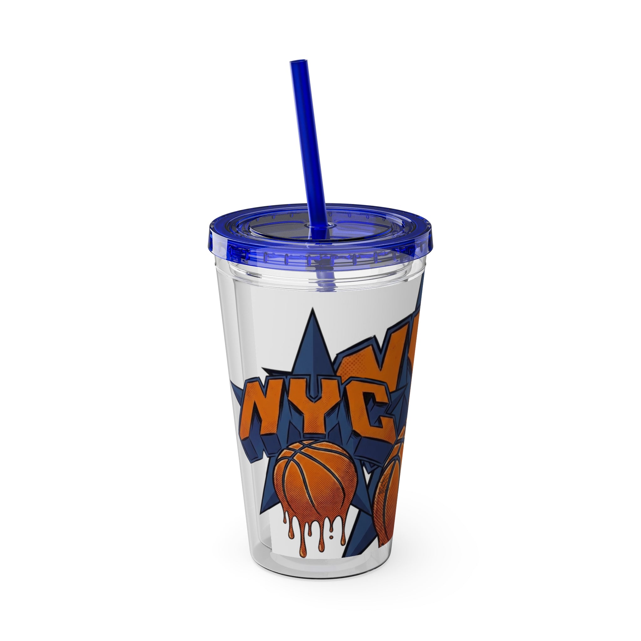 NYC Basketball Drip Tumbler 16oz