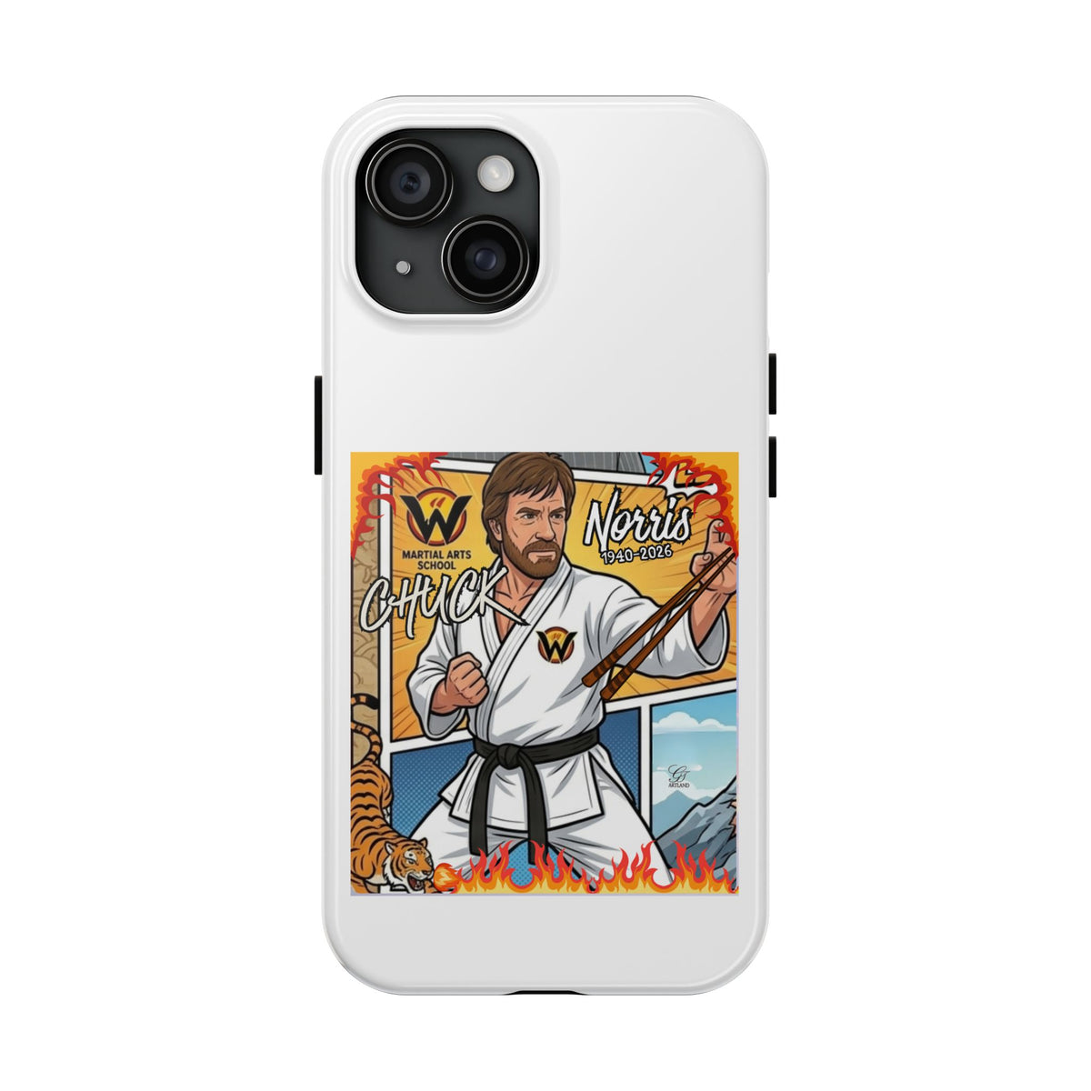 Chuck Norris Karate Tough Phone Case
