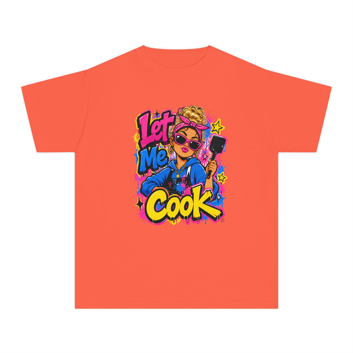 Let Me Cook Chef Girl Youth T-Shirt