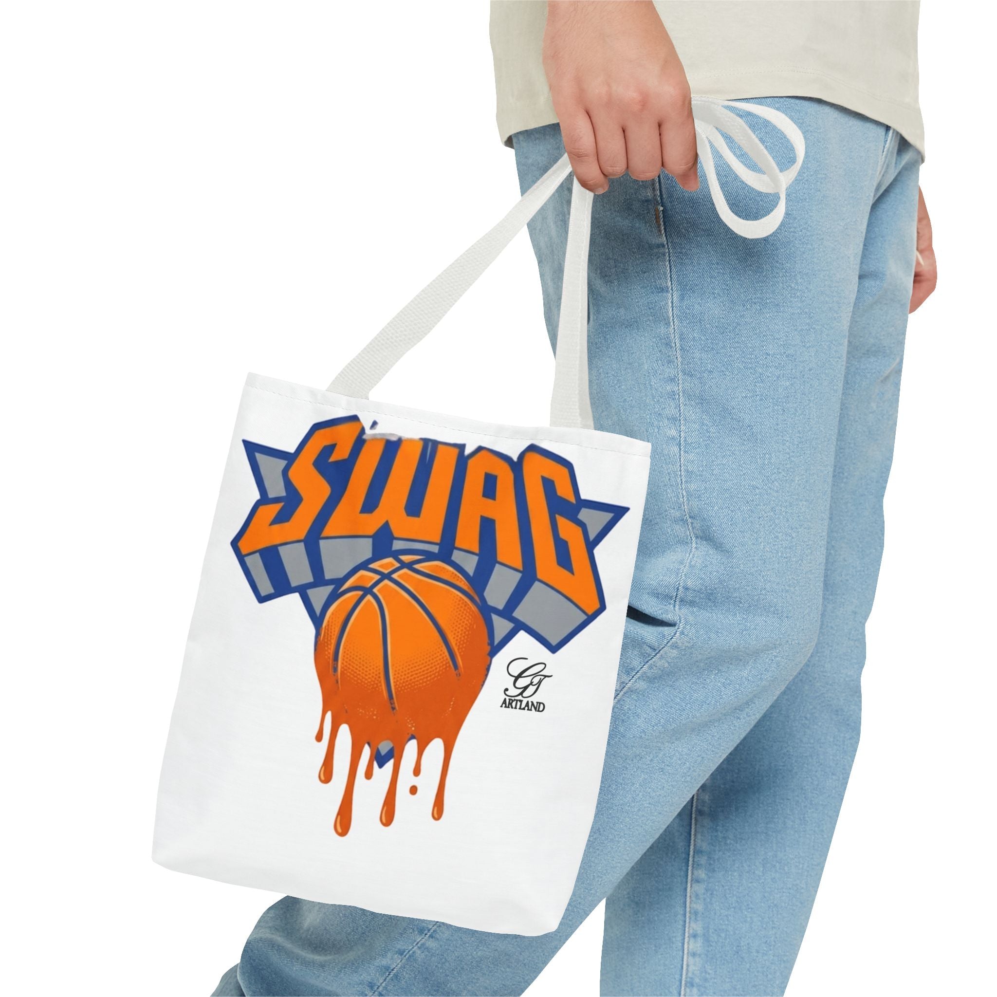 Swag Dripping Basketball tote bag | Sports Graphic Tote by GT Artland