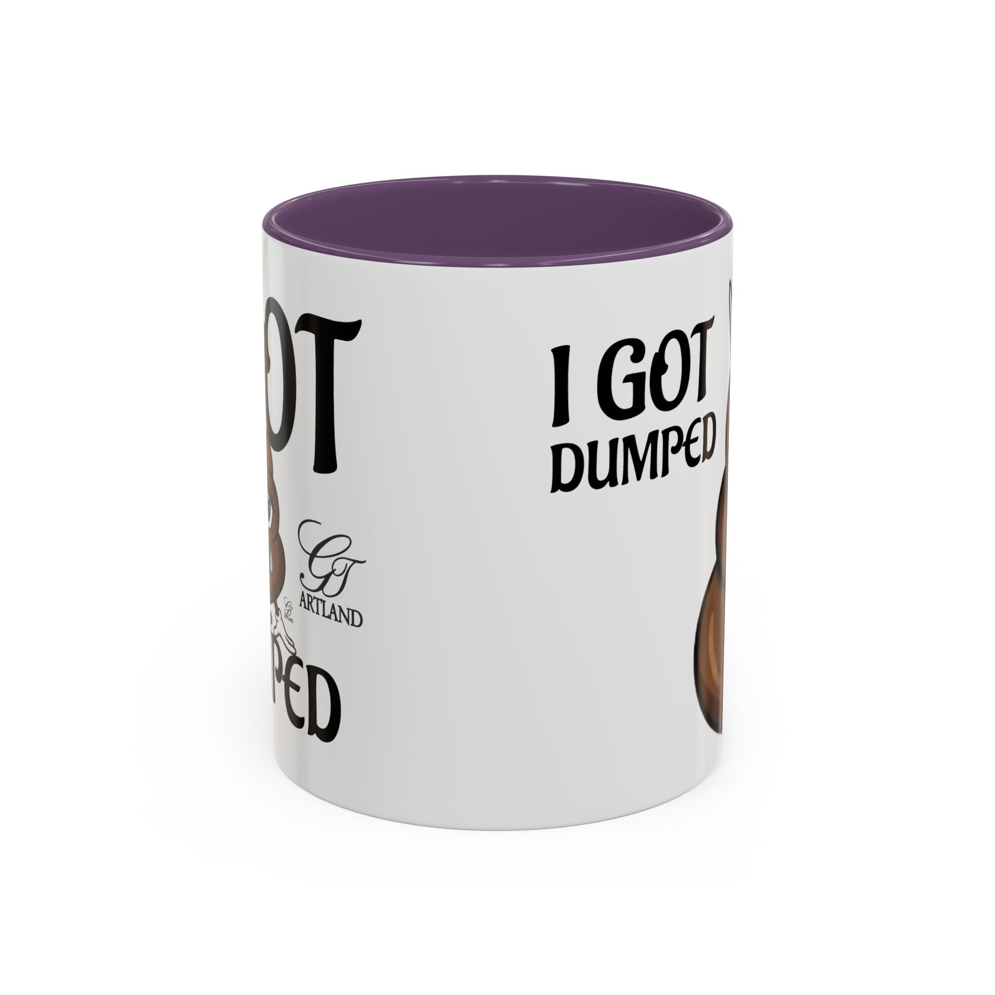 Copy of Funny Sad Poop Mug - "I Got Dumped" Accent Coffee Cup