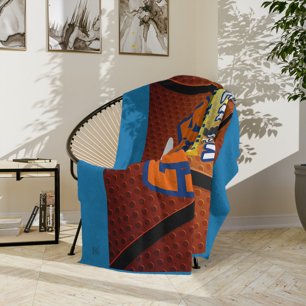 Sport 2026 Swag New York Knicks Basketball Blanket |  Velveteen Microfiber