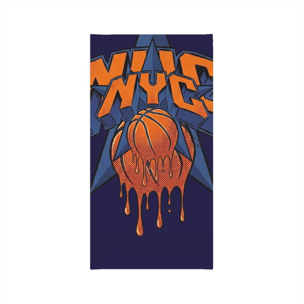 Dripping Basketball NYC Lightweight Neck Gaiter | Urban Sports Face Cover by GT Artland