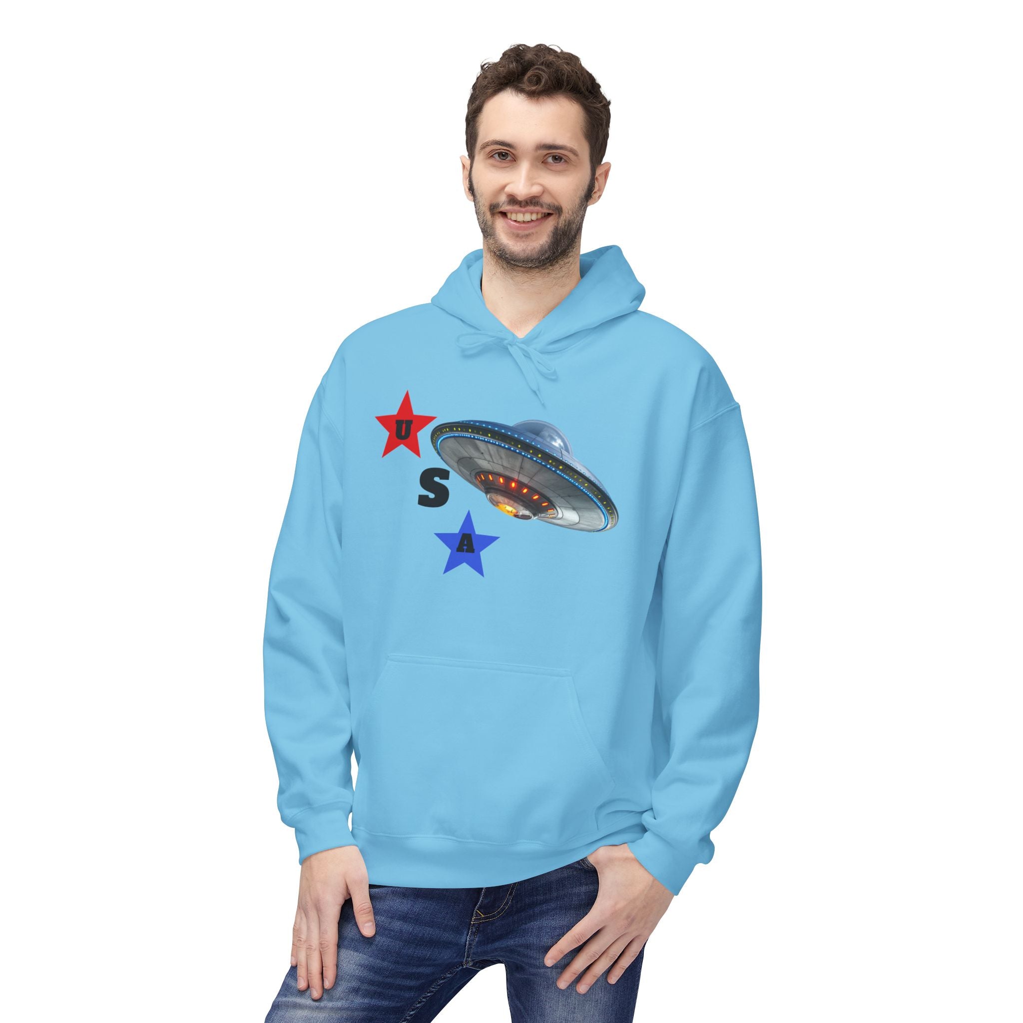 UFO Unisex Spaceship Hoodie