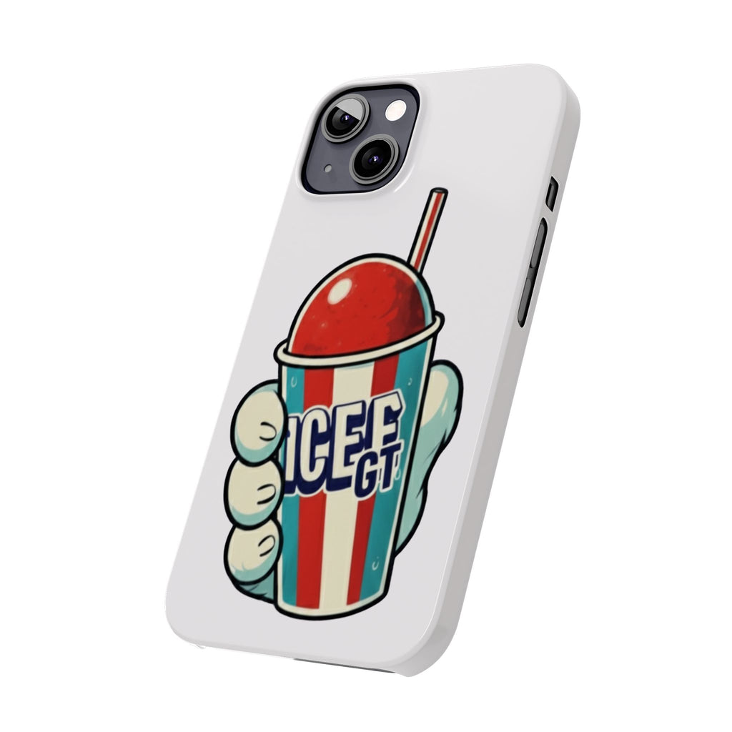 ICEE Slush Cup Slim Phone Case | Red White Blue Slushie