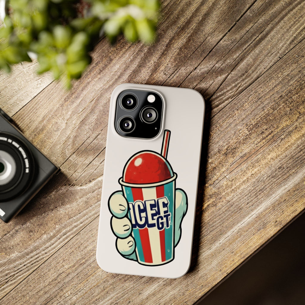 ICEE Slush Cup Slim Phone Case | Red White Blue Slushie