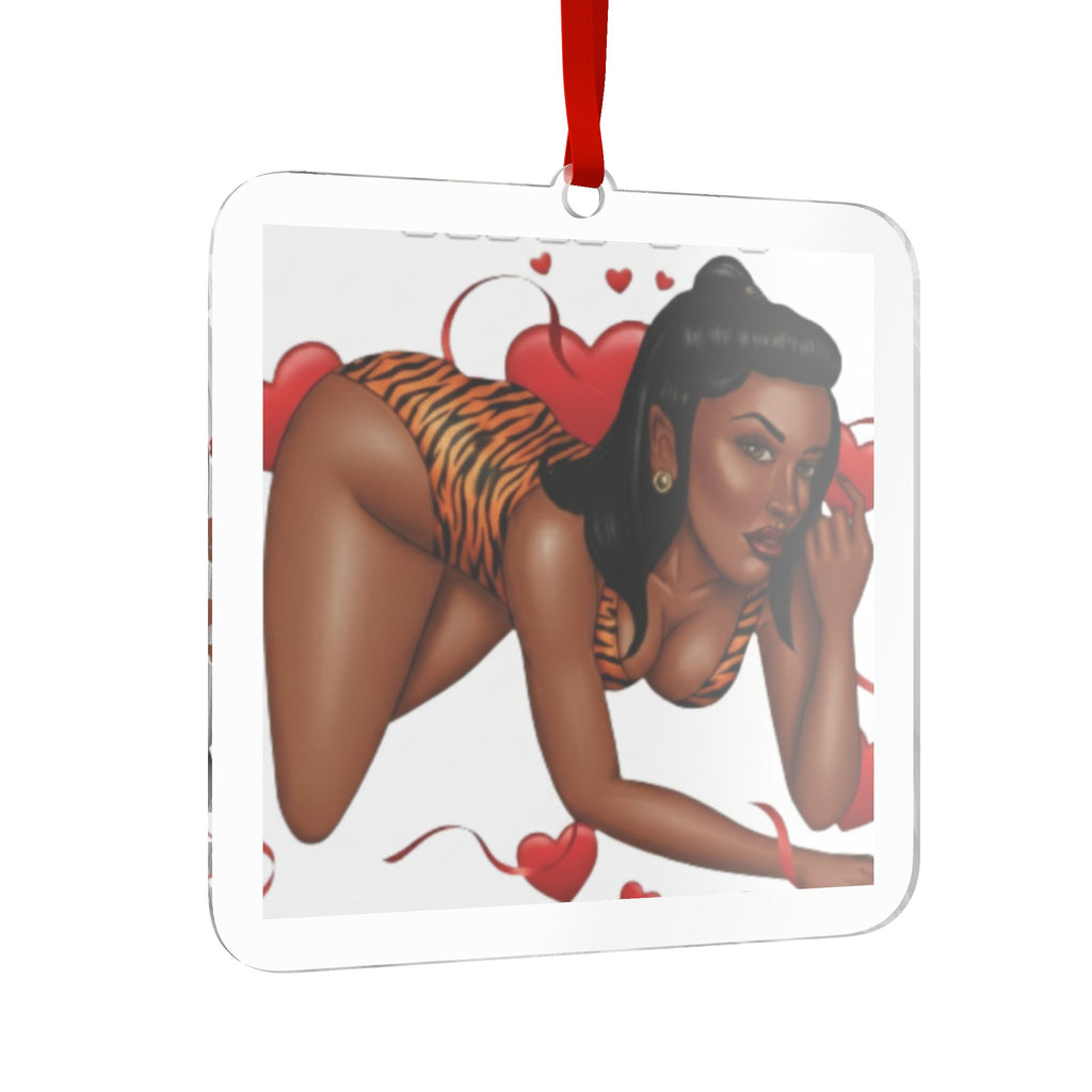 Pin-Up Valentine Acrylic Ornament by GT Artland