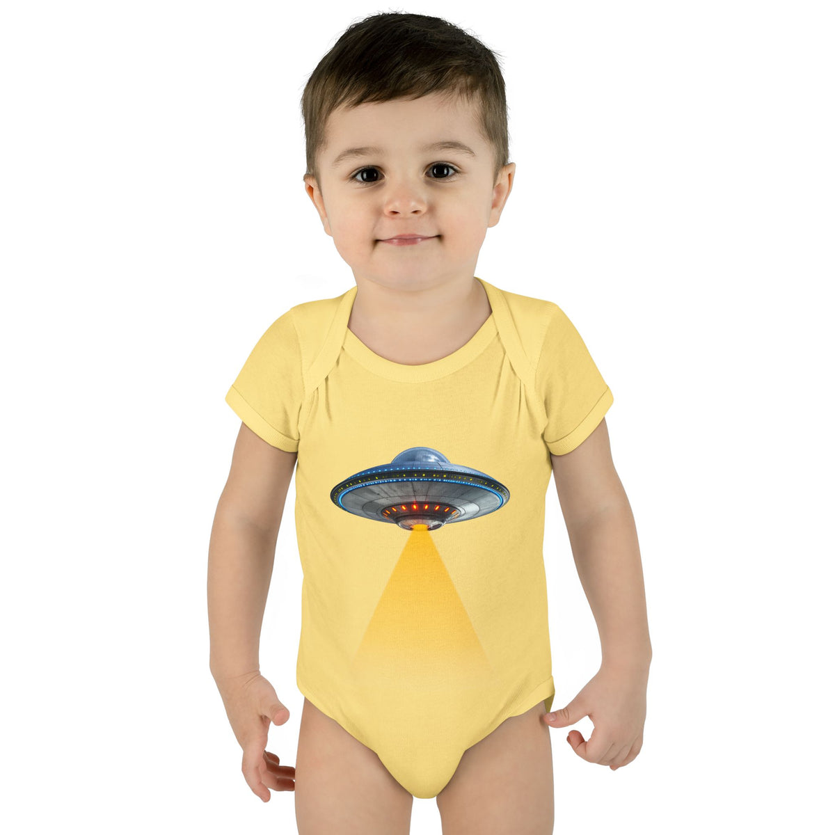 UFO Infant Bodysuit | Cute Alien Spaceship Baby Onesie