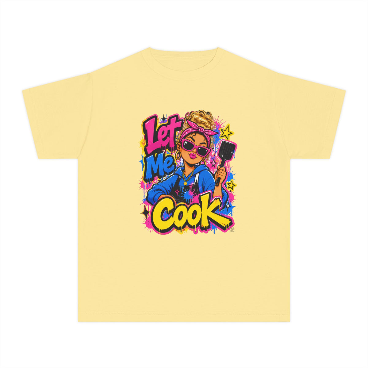 Let Me Cook Chef Girl Youth T-Shirt