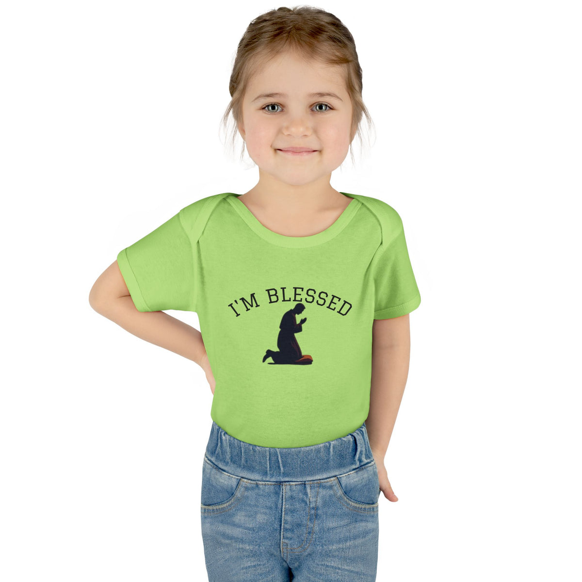 Praying Silhouette Infant Bodysuit | Baby Onesie