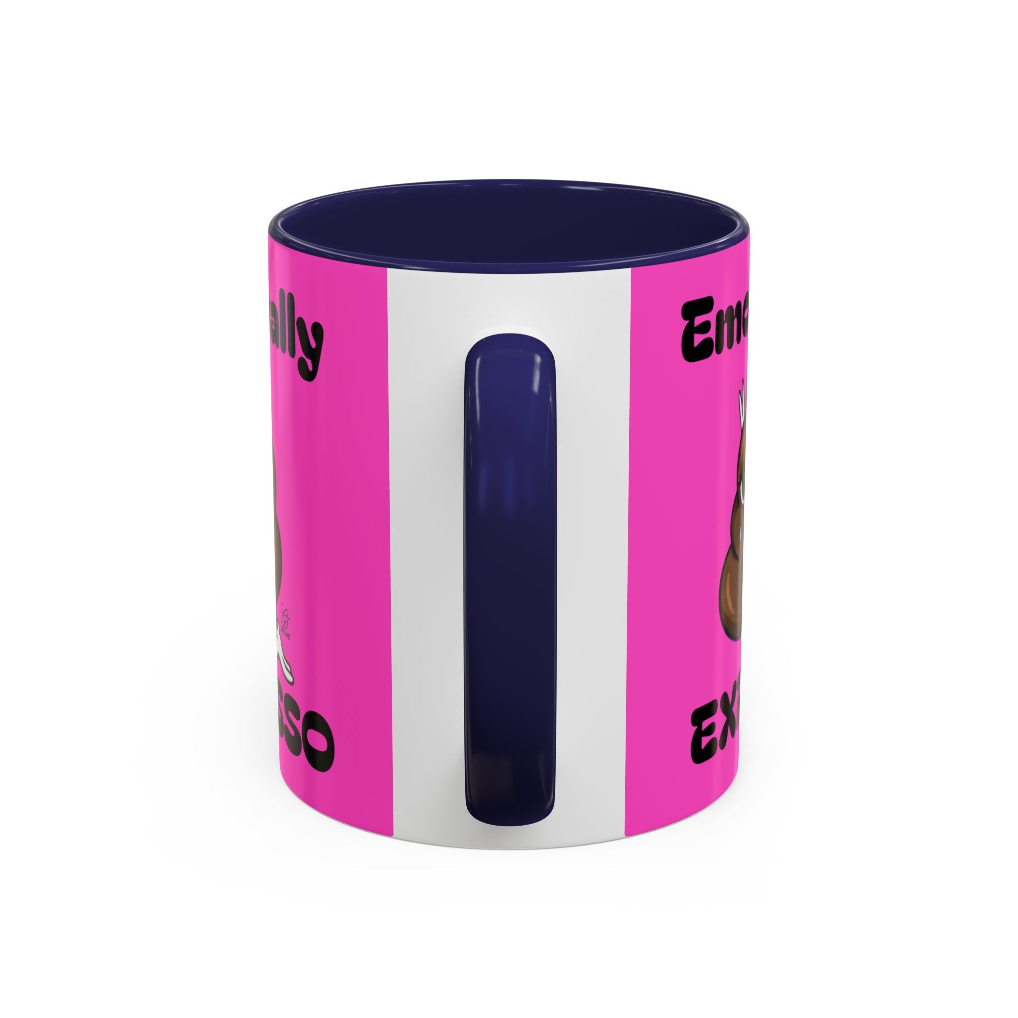 Emotionally Expresso Cute Crying Poop Emoji Designer Coffee Mug by GT Artland
