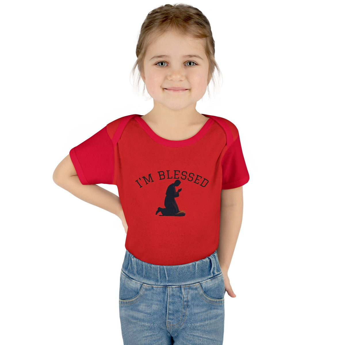 Praying Silhouette Infant Bodysuit | Baby Onesie