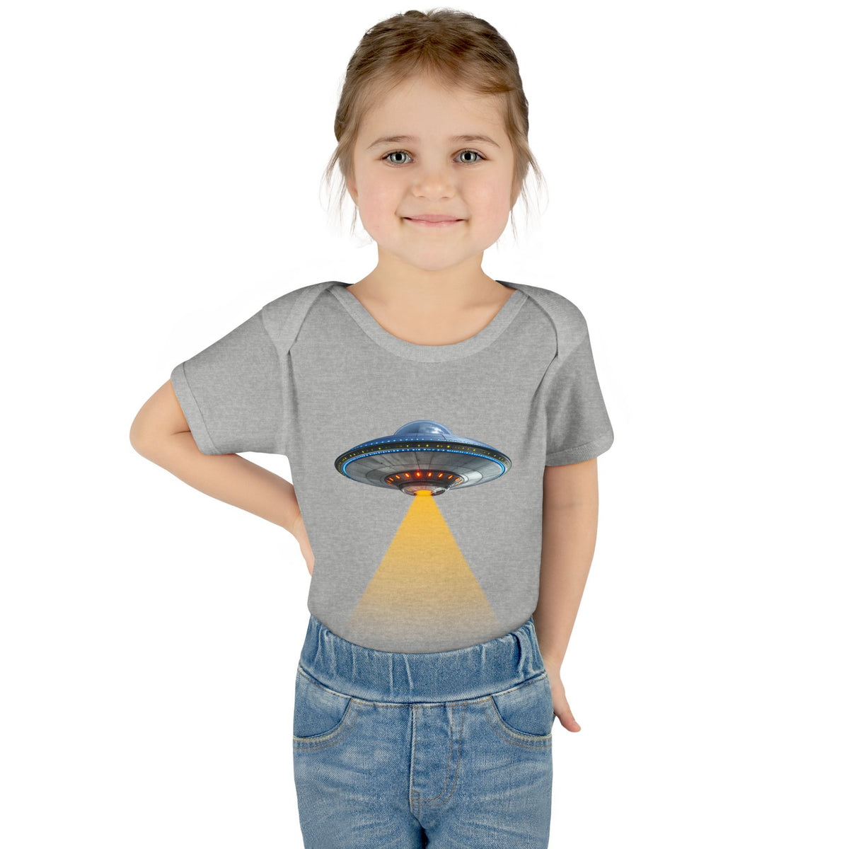 UFO Infant Bodysuit | Cute Alien Spaceship Baby Onesie