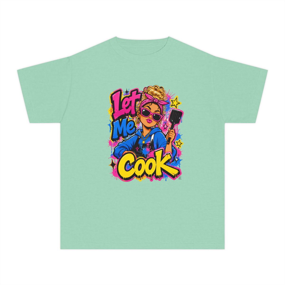 Let Me Cook Chef Girl Youth T-Shirt