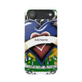 Blue Rose Garden Urban Styled Illustration Slim Phone Case |  by GT Artland