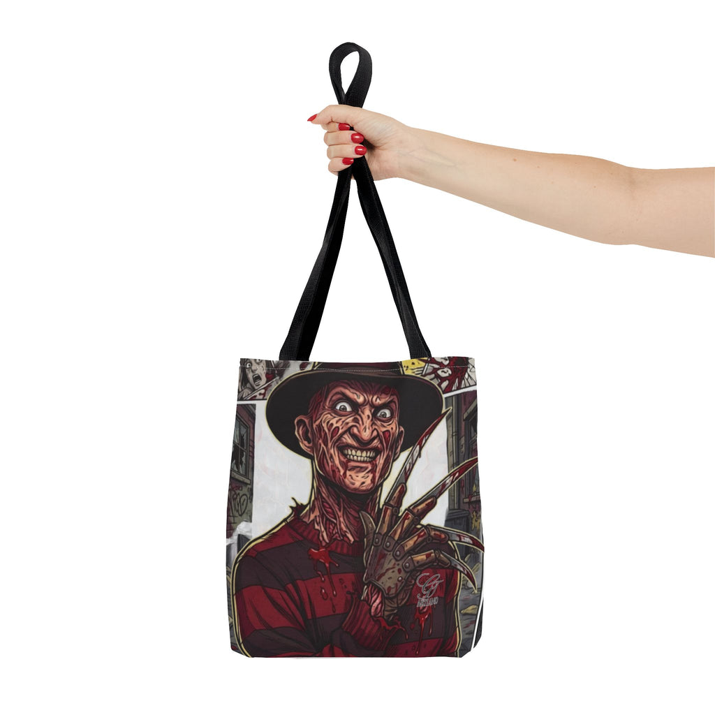 Elm Street Gangsta Horror Illustration TOTE BAG | Horror Slasher Artwork by GT Artland