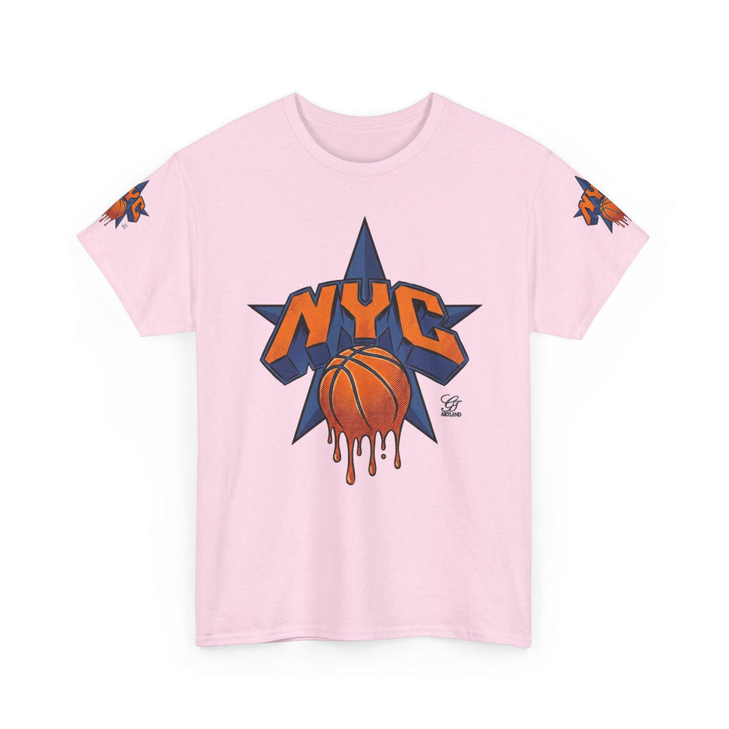 NYC Dripping Basketball Star Tee | Sports City Graphic Shirt by GT Artland