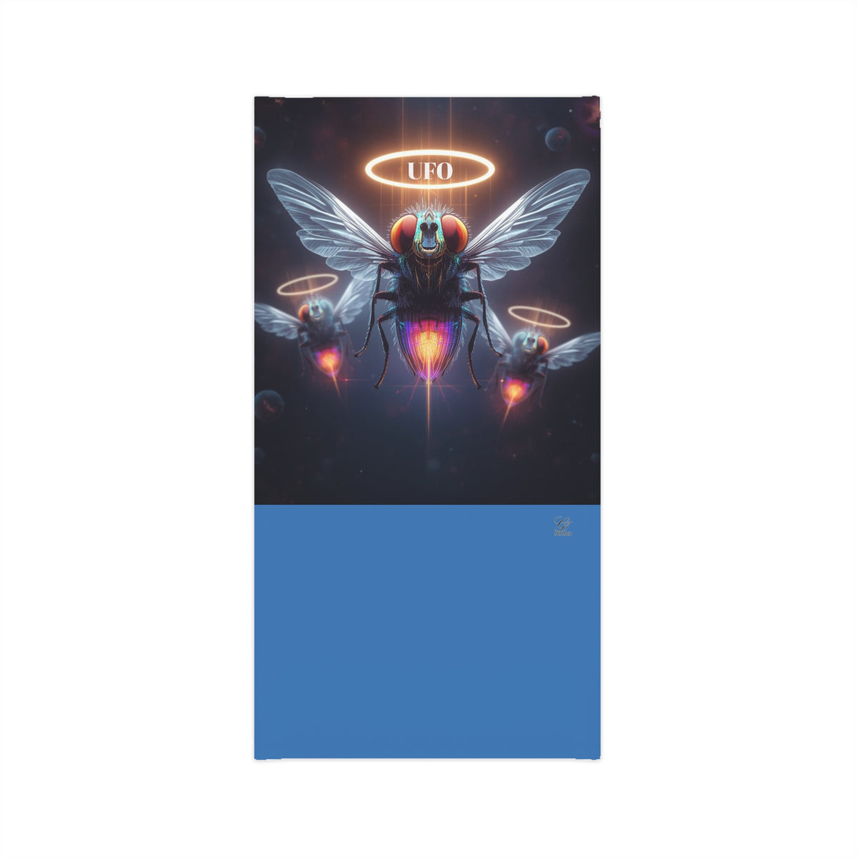 UFO Halo Insect lightweight neck gaiter | sci-fi bug design, space wings