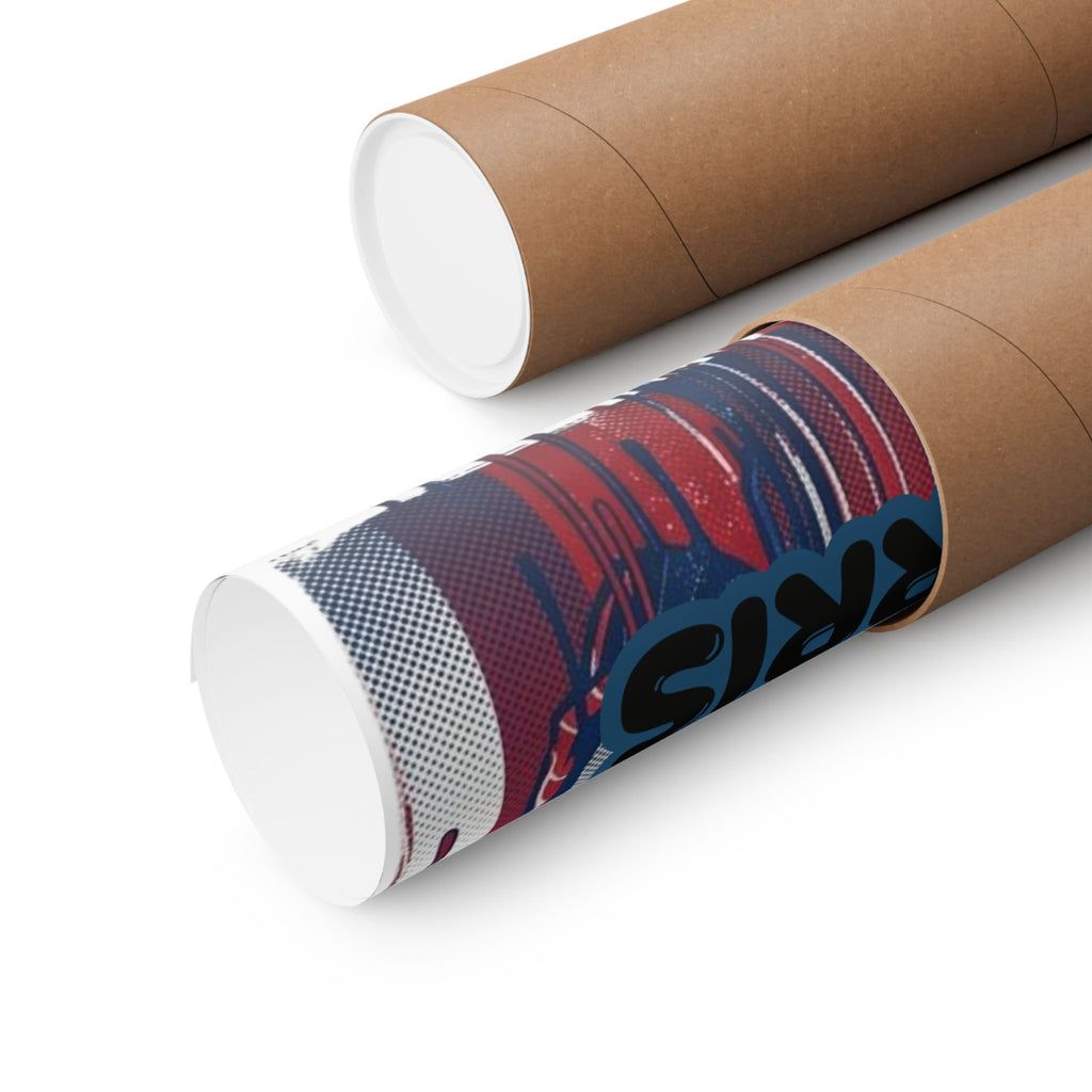 Patriotic Action Hero Poster Matte Vertical Poster by GT Artland