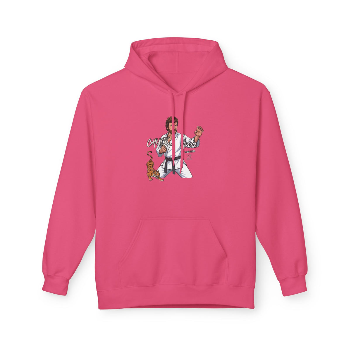 Chuck Norris Karate Hoodie | Martial Arts, Tiger Illustration by GT Artland