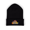 Retro Comic Duck Embroidered Cuffed Beanie
