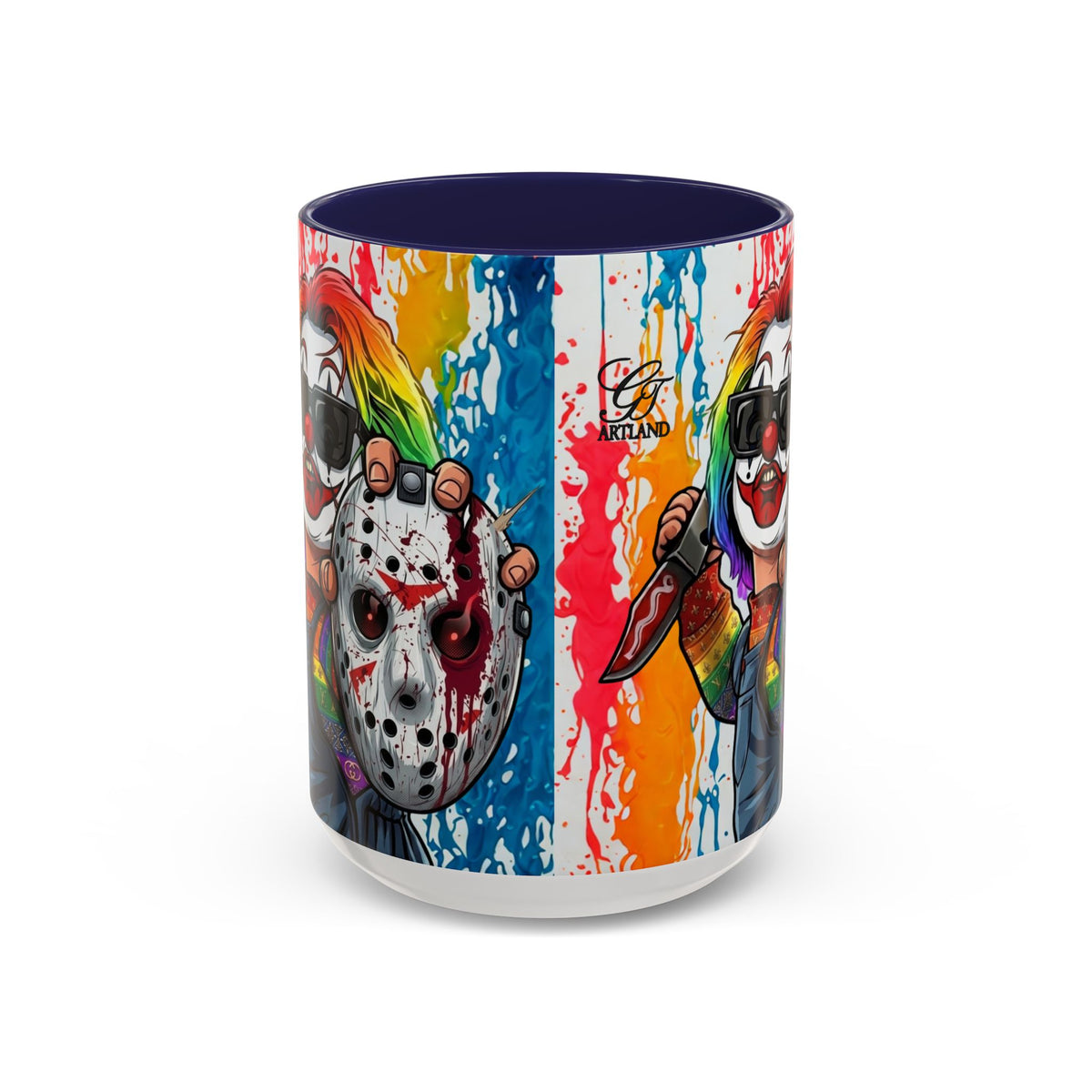 Rainbow Slasher Color Drip Designer GT Soldier Edition | Accent Coffee Mug 11oz 15oz