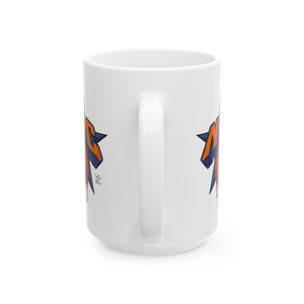 NYC Dripping Basketball mug | Ceramic Coffee Mug by GT Artland