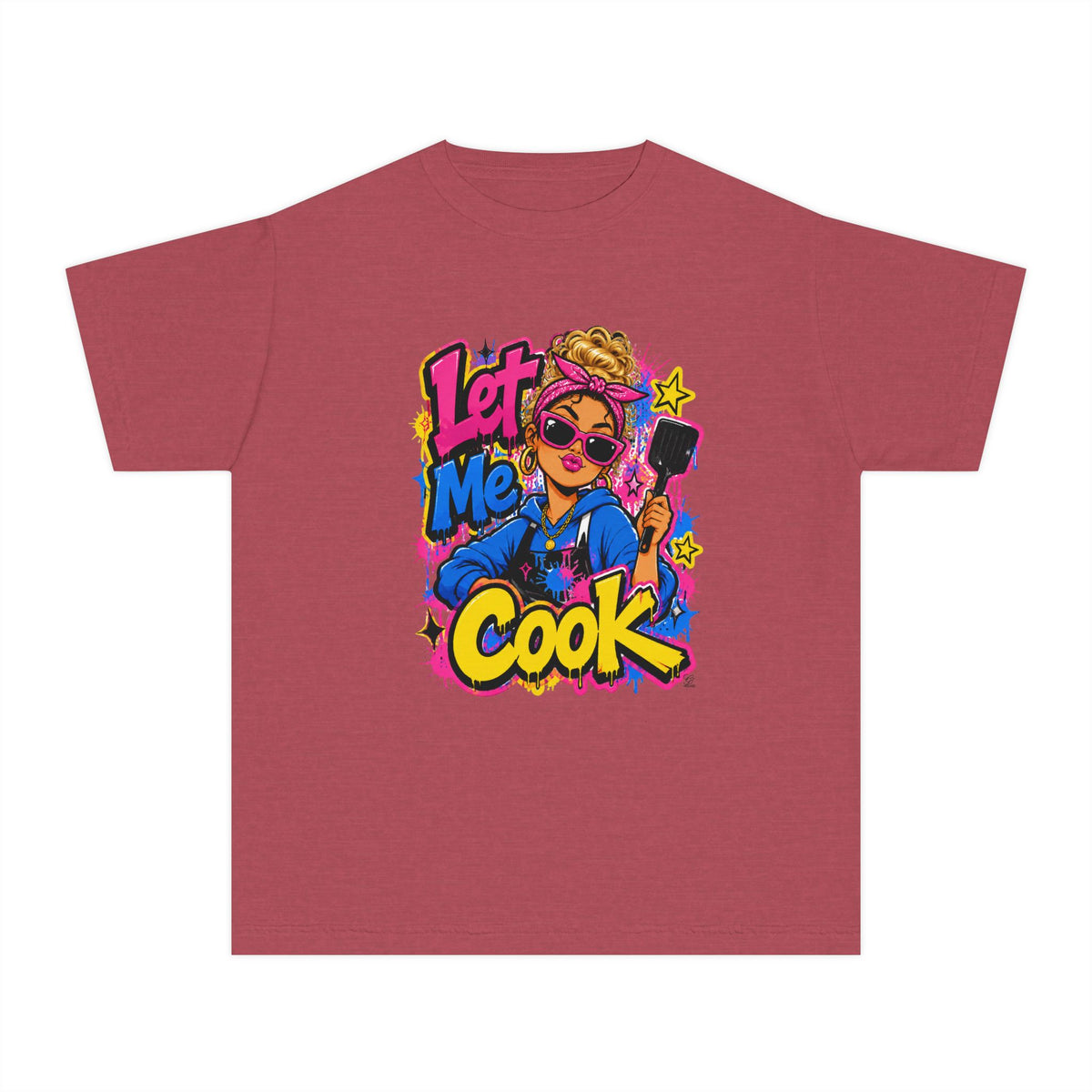 Let Me Cook Chef Girl Youth T-Shirt