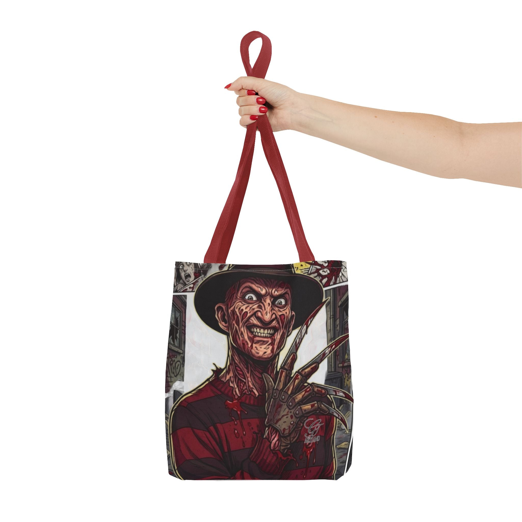 Elm Street Gangsta Horror Illustration TOTE BAG | Horror Slasher Artwork by GT Artland