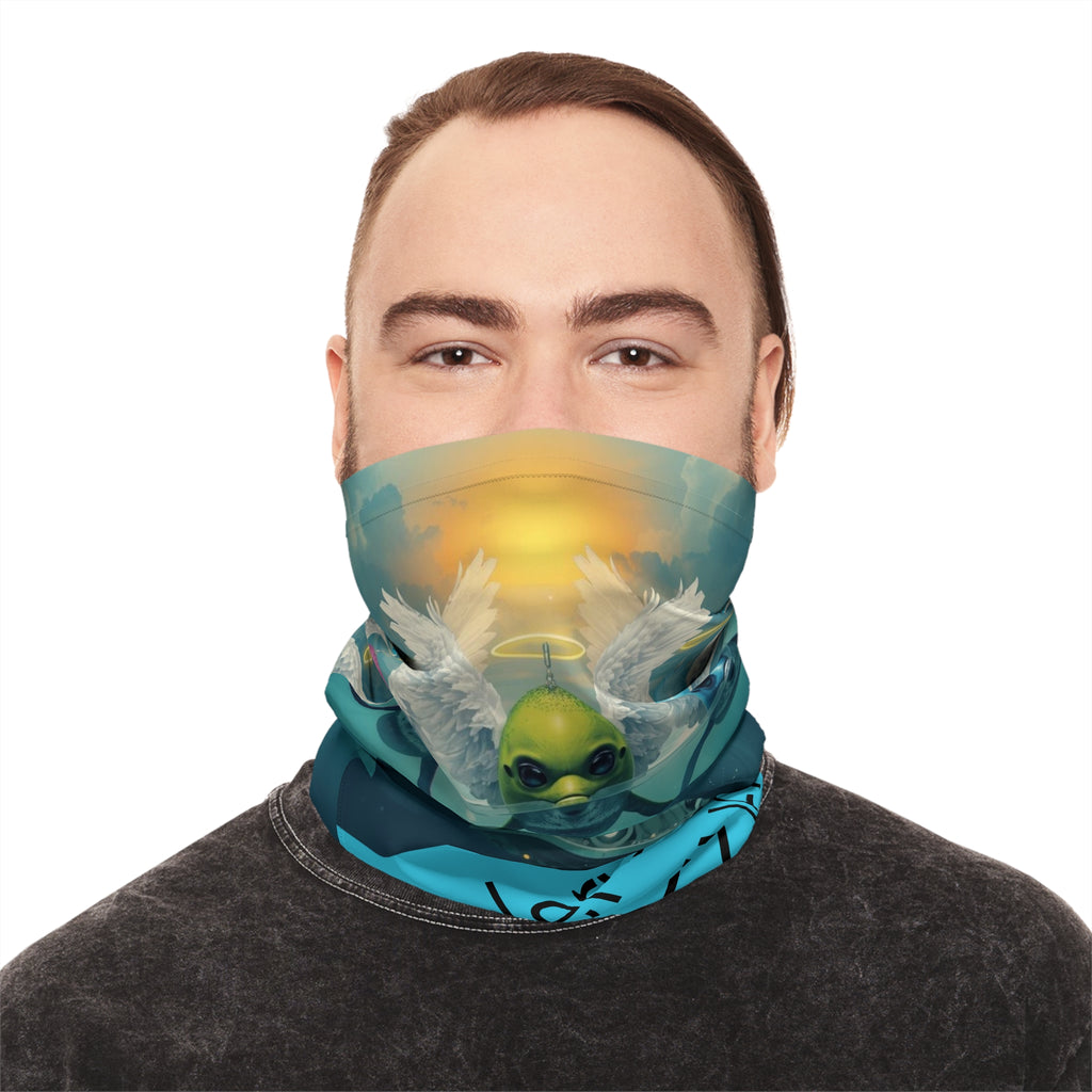 Underwater UAP UFO Neck Gaiter | Alien Sci-Fi Designed Face Mask by GT Artland