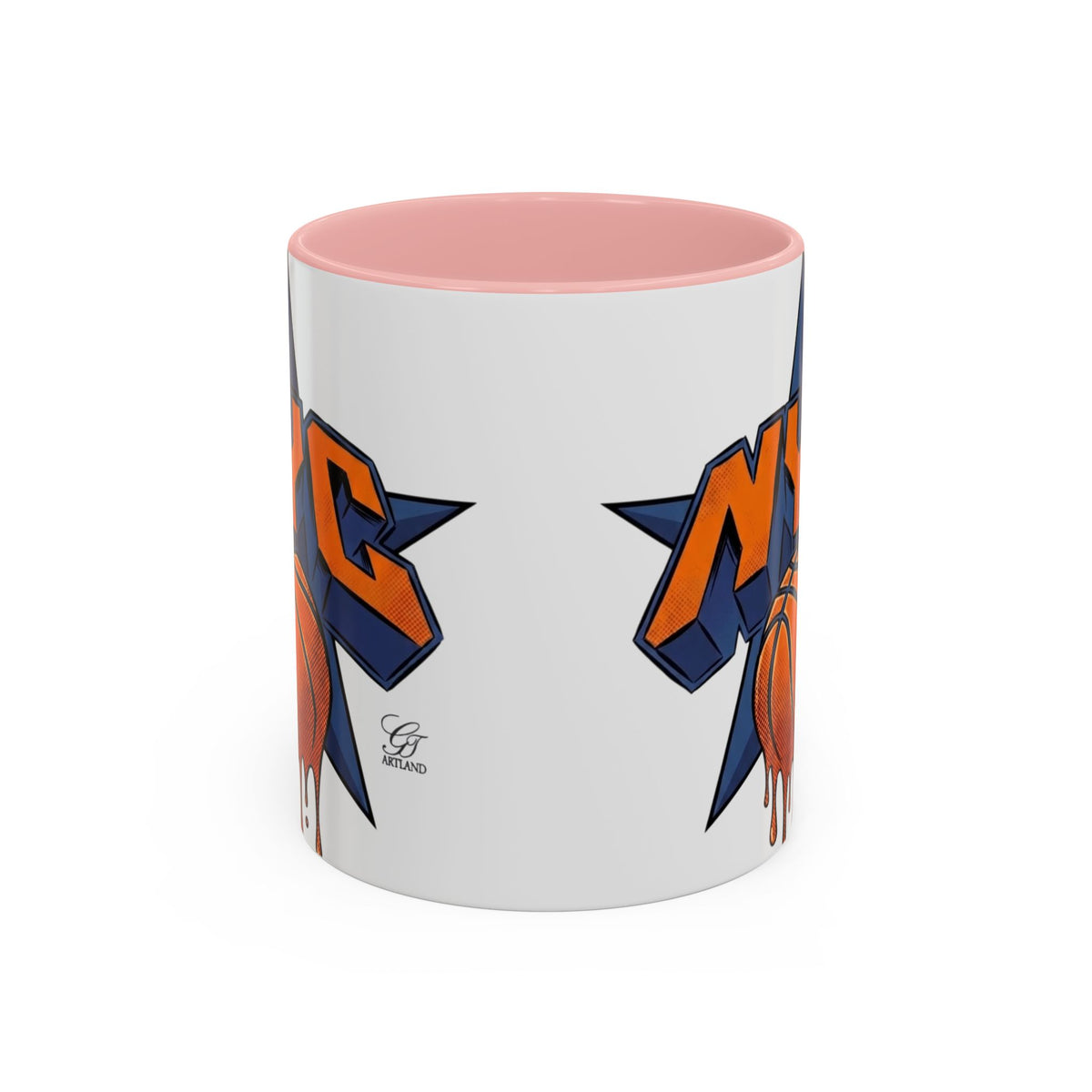 NYC  New York Champions Basketball Drip Mug | Accent Coffee Mug 11oz 15oz by GT Artland