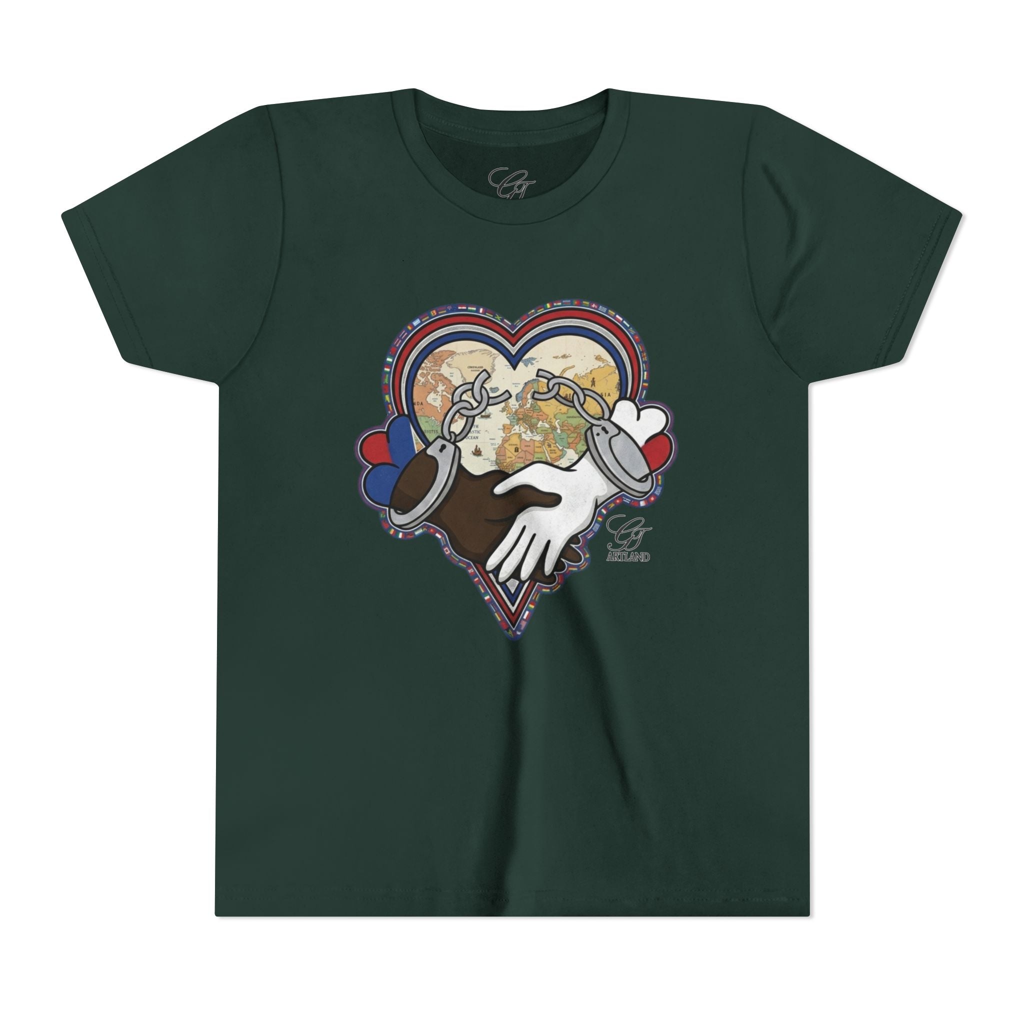 Heart Hands Graphic Tee | Youth Short Sleeve Tee by GT Artland