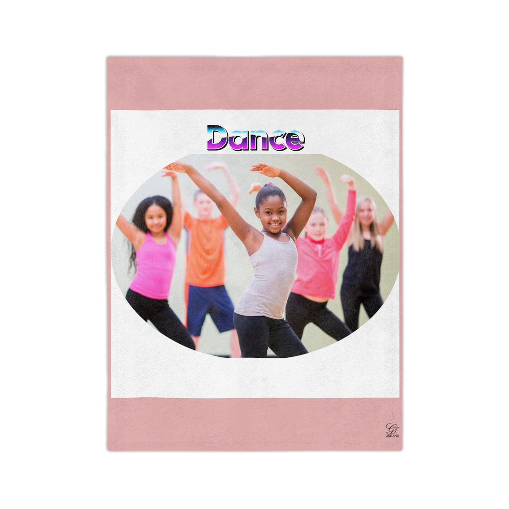 Colourful Dancing Girls' Velveteen  Blanket
