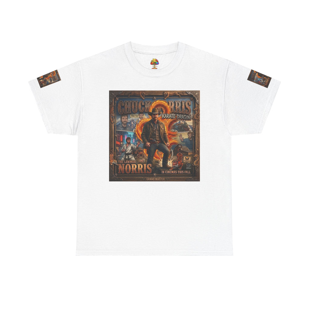 Retro Action Movie Poster T-Shirt | Vintage Fighter Hero Tee
