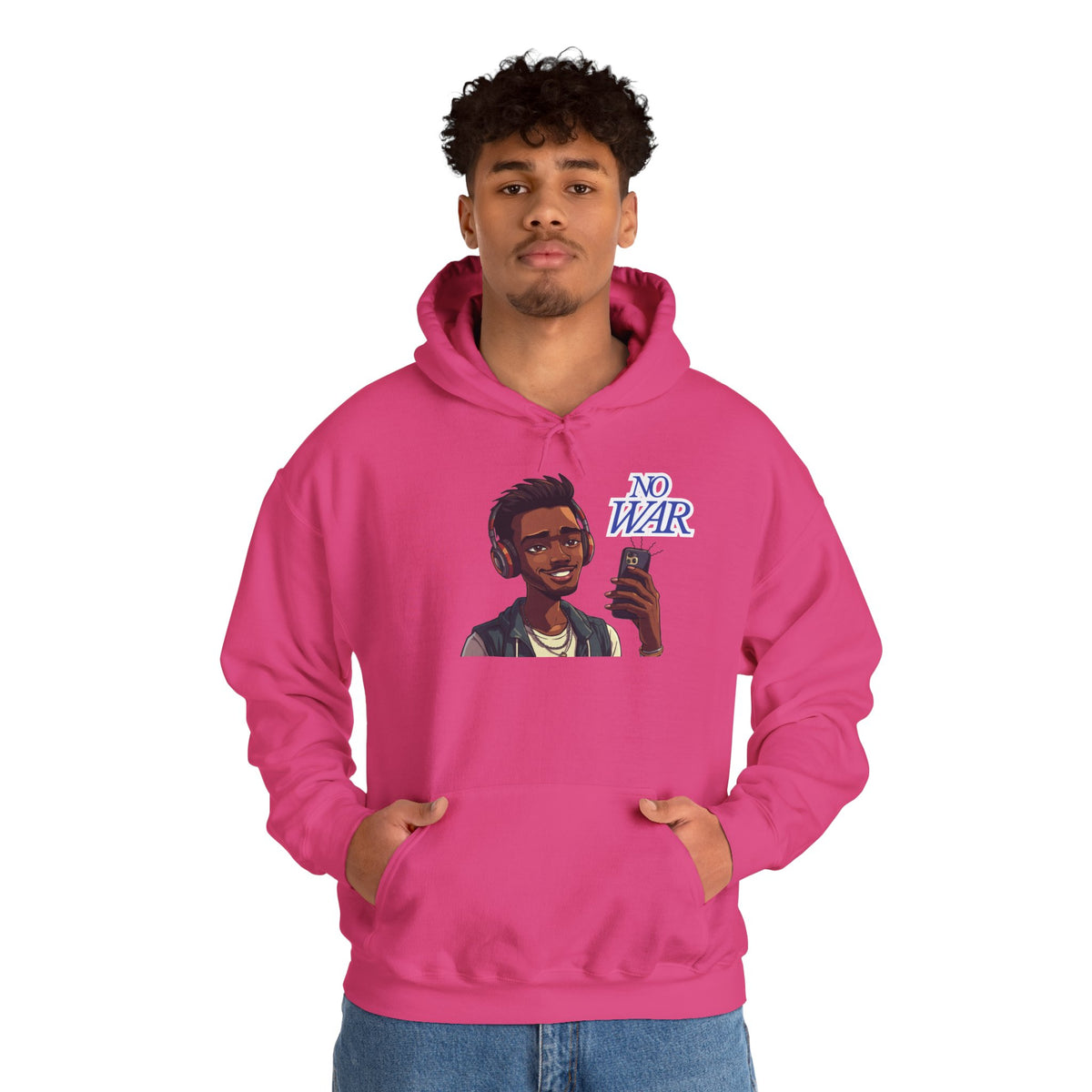 No War Unisex Heavy Blend Hoodie -Sweatshirt