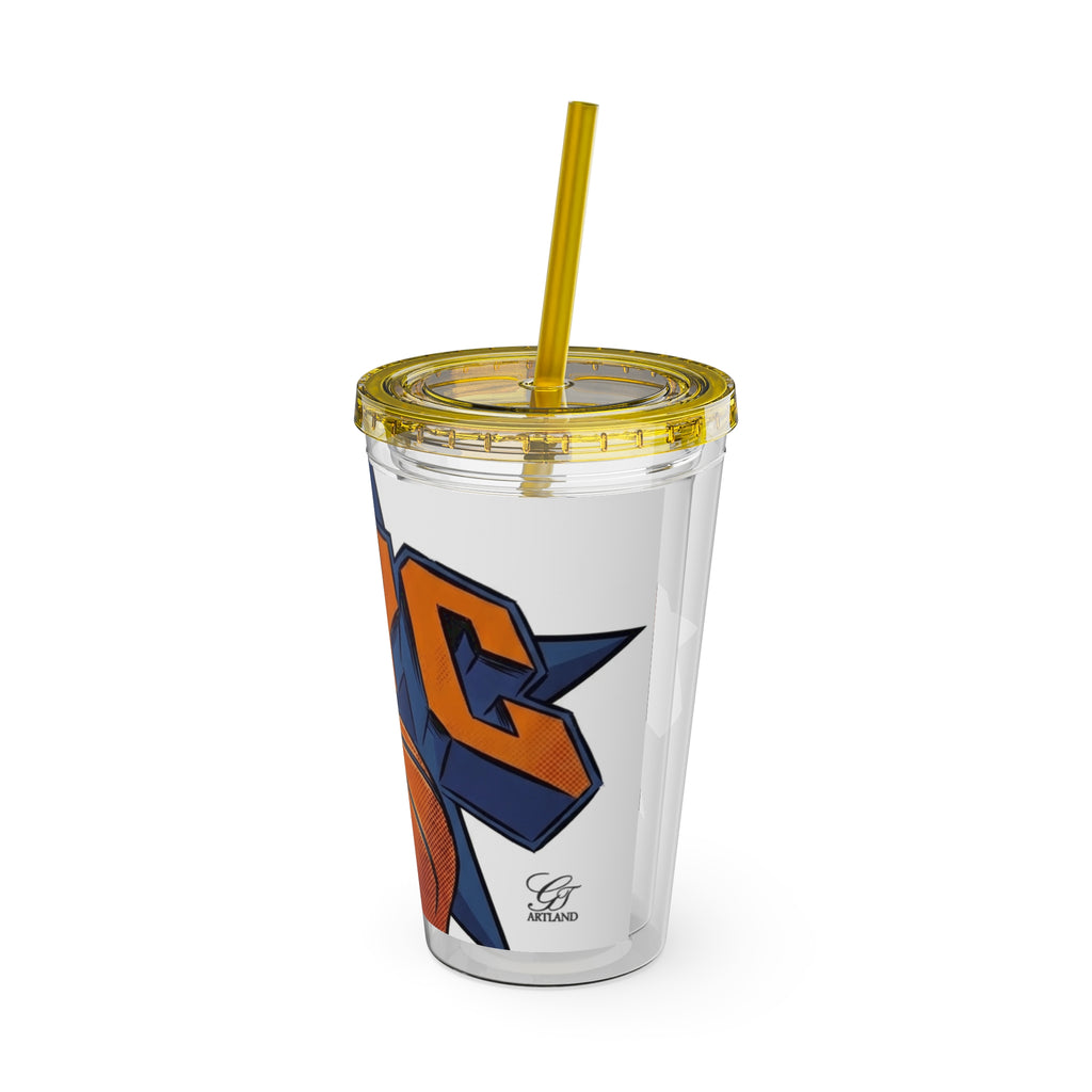 NYC Basketball Drip Tumbler 16oz