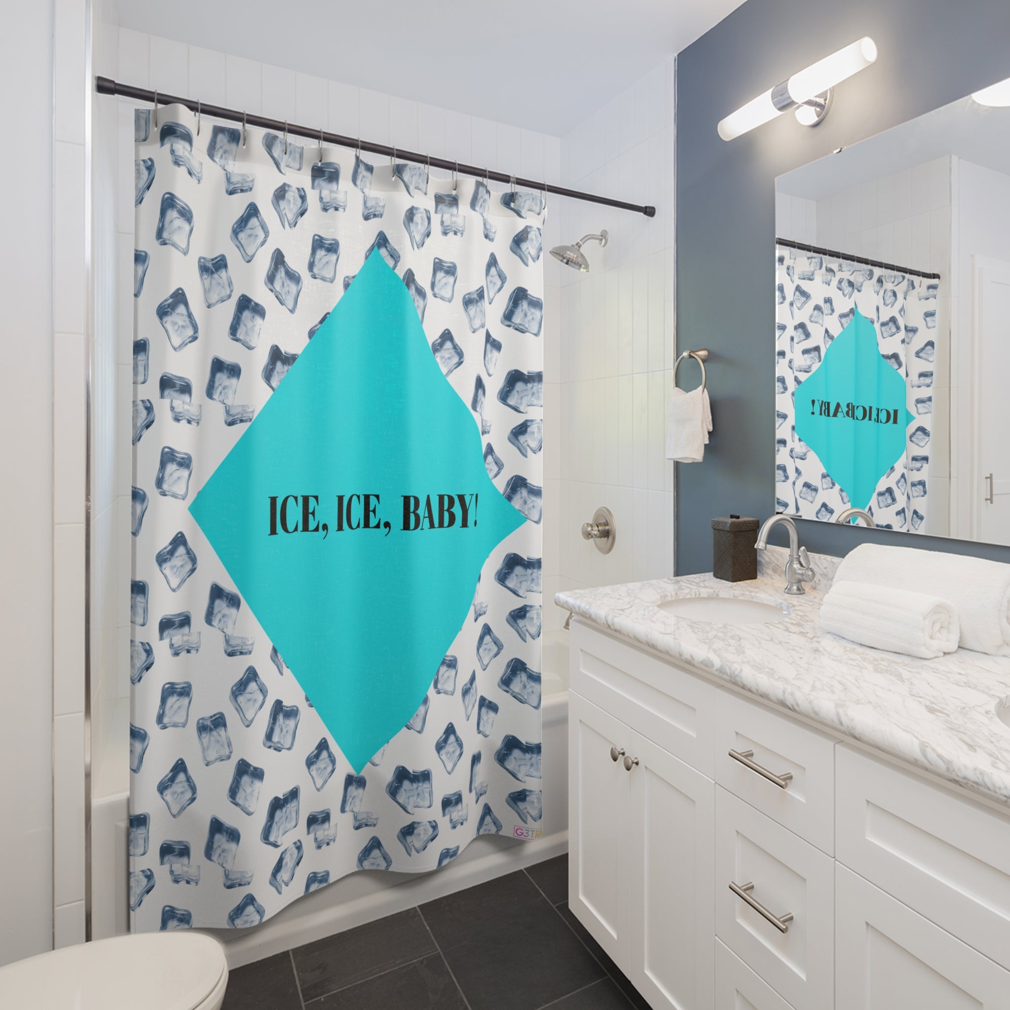 Copy of Cubed Shower Curtain | Bathroom Decor
